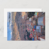 ラ・パス，ボリビアはがき ポストカード (正面/裏面)