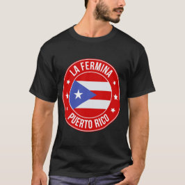 ラ・フェルミナ、プエルトリコの街 Tシャツ