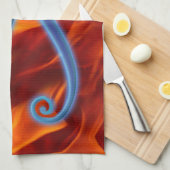 ラ&フレイムス古代エジプトのワジェットのシンボルの目 キッチンタオル (四つ折り)