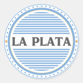 ラ・プラタ市プライドエンブレム – アルゼンチンのアイデンティティ ラウンドシール