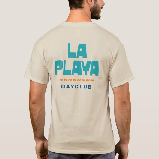 ラ・プラヤ・デイ・クラブ Tシャツ (裏面)
