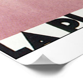 ラ・プラージュ・ド・カルヴィ・コルセ・ヴィンテージ旅行ポスター ポスター (角)