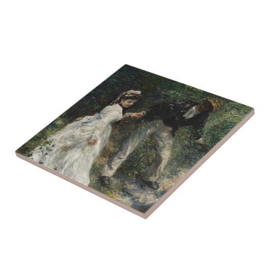 ラ・プロムナードルノアール印象派絵を描の芸術 タイル (側面)