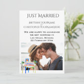 ラ・ベガス結婚写真発表 招待状 (スタンド正面)