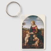 ラ・ベル・ジャルディニエール（Raphaelによる） キーホルダー (正面)