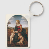 ラ・ベル・ジャルディニエール（Raphaelによる） キーホルダー (裏面)