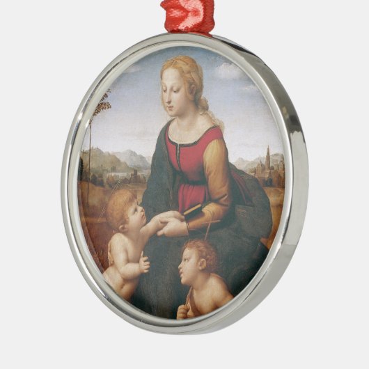 ラ・ベル・ジャルディニエール(Raphaelによる) メタルオーナメント (左)