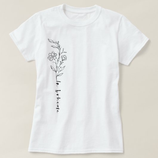 ラ・ボヘメ。 Tシャツ (デザイン正面)