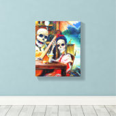 ラ・ボルラチャデイ・オブ・ザ・デッド キャンバスプリント (インサイチュ (ウッドフロア))