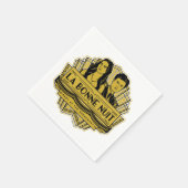 ラ・ボンヌイット – スピーカーシーで会う スタンダードカクテルナプキン (角)