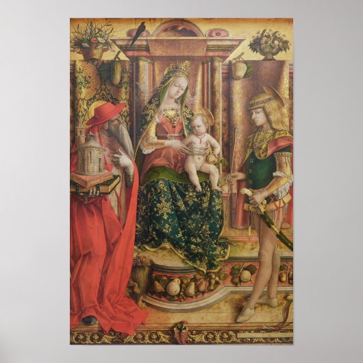 ラ・マドンナ・デラ・ロンディン、1490年以降 ポスター (正面)