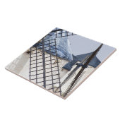 ラ·マンチャ、スペイン。ドン·キホーテは有名に〜に傾いた タイル (側面)