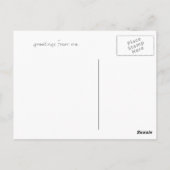 ラ・ミア・アミカ。 ポストカード (裏面)