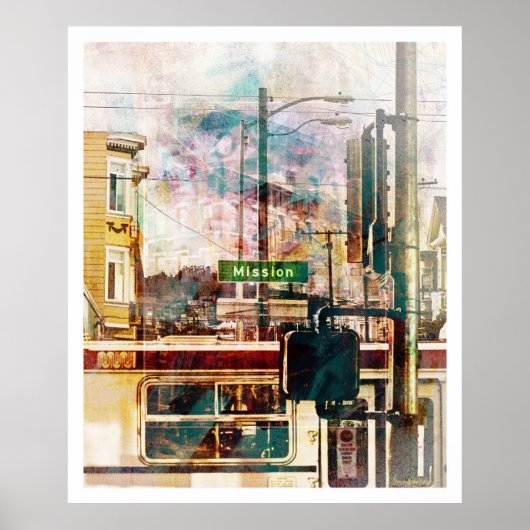 ラ・ミッションはサンフランシスコのディストリクト・ビブ ポスター (正面)