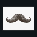 ラ・ムスタッシュ ポストカード<br><div class="desc">ある人々は、'stacheがスタイルに戻っている考えと主張するかもしれない離れ。</div>