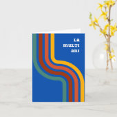 ラ・ムリţアニ、ルーマニアの誕生日 カード (黄色い花)