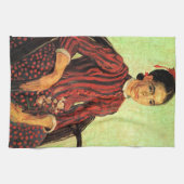 ラ・ムーム、ビンセント・ヴァン・ゴッホの前に座る キッチンタオル (横)