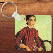 ラ・ムーム、ビンセント・ヴァン・ゴッホの前に座る キーホルダー (正面)