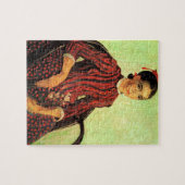 ラ・ムーム、ビンセント・ヴァン・ゴッホの前に座る ジグソーパズル (横)