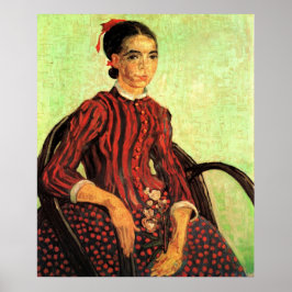 ラ・ムーム、ビンセント・ヴァン・ゴッホの前に座る ポスター