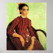 ラ・ムーム、ビンセント・ヴァン・ゴッホの前に座る ポスター (正面)