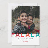 ラ・ラカラフル写モダンはっきりした真 シーズンカード (正面)