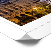 ラ・ランブラの空中夜景（ポスター） ポスター (角)