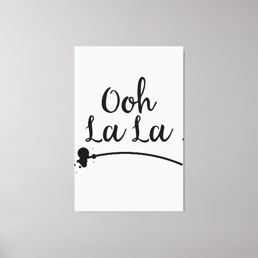 ラ・ラ キャンバスプリント (正面)