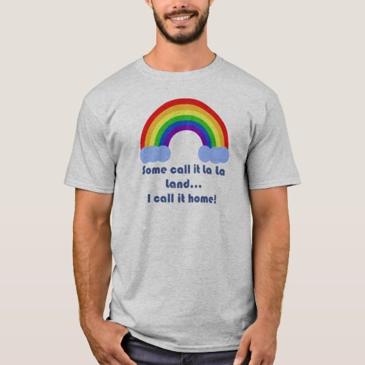 ラ・ラ・ランド・メンズ・シャツという人もいる Tシャツ (正面)