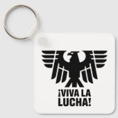 ラ・ルチャ!イーグルはっきりしたユニオンのシンボル抗議アート キーホルダー (正面)