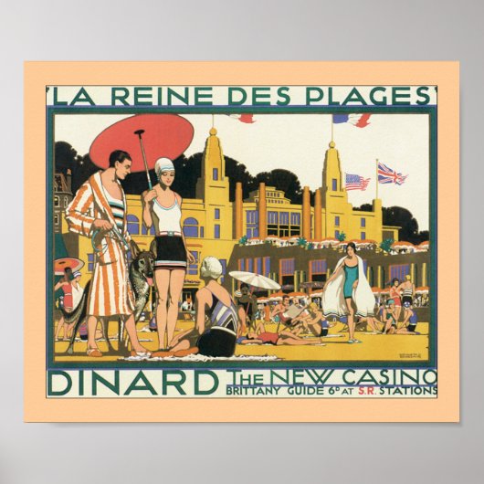 ラ・レイネス・デ・プラ縁どージ(La Reenes Des Plages) ポスター (正面)