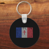 ラ・レジスタンスフランスの・ザ・フラッグ・フランス・パリWwii T キーホルダー (正面)