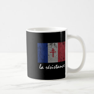 ラ・レジスタンスフランスの・ザ・フラッグ・フランス・パリWwii T コーヒーマグカップ