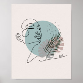 ラ・レーヴェース裏書き – アート・ミニマルサイト ポスター