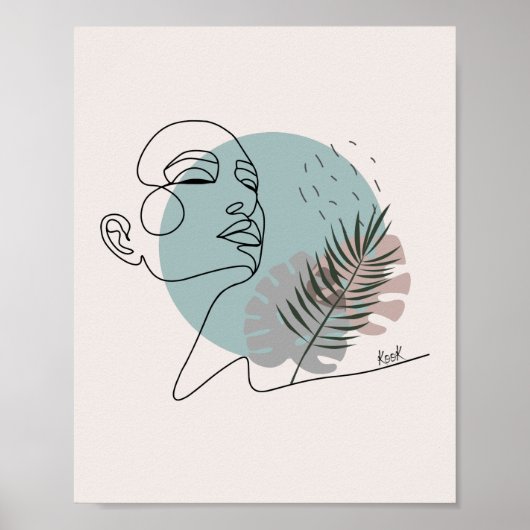 ラ・レーヴェース裏書き – アート・ミニマルサイト ポスター (正面)