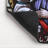 ラ・ロッシュの教会窓 フランス スイス マウスパッド (コーナー)