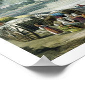 ラ・ロッシュ、「セーヌ川の眺め」より、T刻印 ポスター (角)