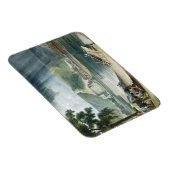 ラ・ロッシュ、「セーヌ川の眺め」より、T刻印 マグネット (右側)