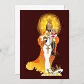 ラ·ヴィルゲン·デラ·カリダッド·デル·コブレ·招待状 招待状 (正面/裏面)