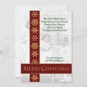 リいけなスト、ヴィンテージカスタマイズ Crismas シーズンカード (裏面)