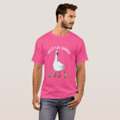 リおもしろいル間抜けグースアパレル Tシャツ (正面フル)
