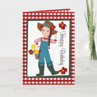 リかわいらしル農家 カード