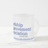 リアすり曇りガラスコーヒーマグ フロストグラスマグカップ (正面右)