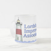 リアすり曇りガラスコーヒーマグ フロストグラスマグカップ (正面左)