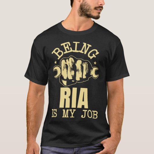 リアは私の仕事だ Tシャツ (正面)