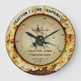 リアクタコア温度壁クロック ラージ壁時計