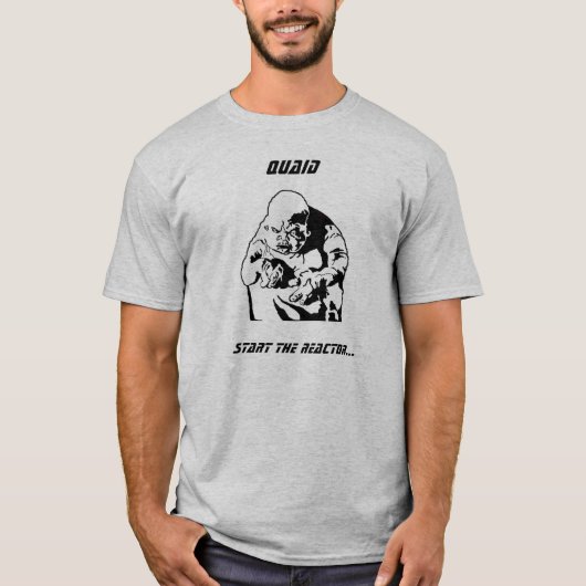 リアクターを始めて下さい Tシャツ (正面)
