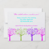 リアナクレアシマリーバルミツワースイート16パーティー 招待状 (裏面)