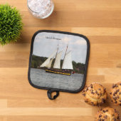 リアナズランサムポットホルダー 鍋敷き (トップダウン)