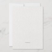 リアナブランチズセーブ・ザ・デート案内 招待状 (裏面)